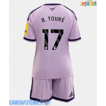Camisa de time de futebol Newcastle United Bazoumana Toure #17 Replicas 3º Equipamento Infantil 2026-27 Manga Curta (+ Calças curtas)
